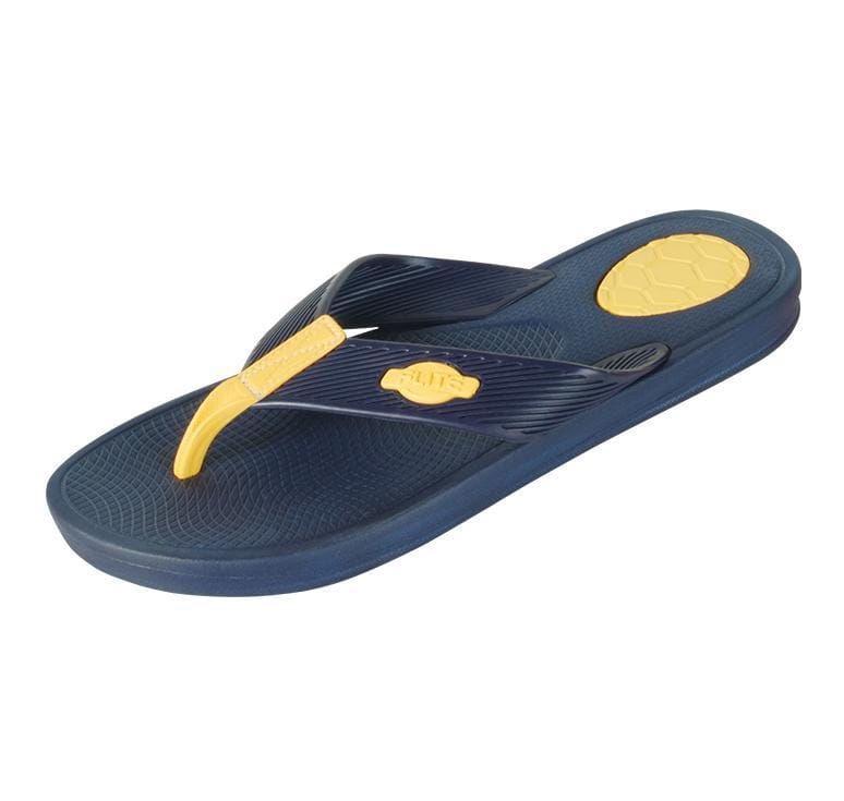 Flite FL115 Navy Yellow G No 8 Mens Slipper