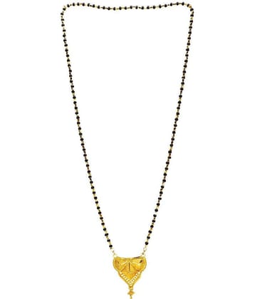 JIPPA - Golden Mangalsutra ( Pack of 1 )