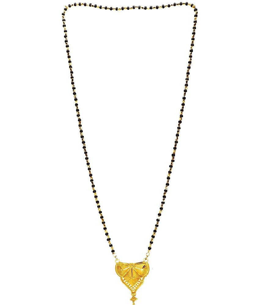 JIPPA - Golden Mangalsutra ( Pack of 1 )