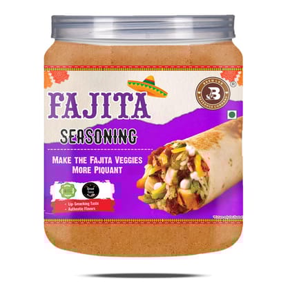 Brew Lab Fajita Seasoning || Masala for Mexican Dishes Like Tacos, Burritos, Mexican Wraps || (250 g)
