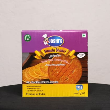 Joshi's Masala Bhakri (200g) | Traditional Indian Snack | Crispy & Healthy