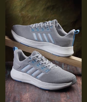 Action Sports Shoes For Men Light Grey Men's Sports Running Shoes