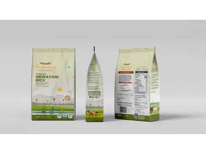 Rajamudi Organics Indrayani Rice - 1 Kilogram Rajamudi Organics Indrayani Rice - 1 Kilogram