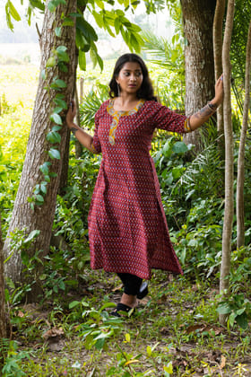 Stitch and Style: Designer Handmade Kurti-M