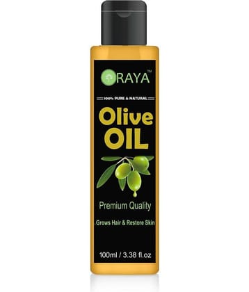ORAYA 100% Pure & Natural Virgin Pure Olive Oil Hair Oil- 100 ml
