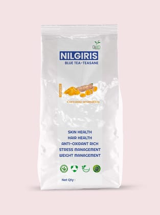 Two Leaf One Bud Nilgris Blue Tea - Teasane - Turmeric 100 Gms