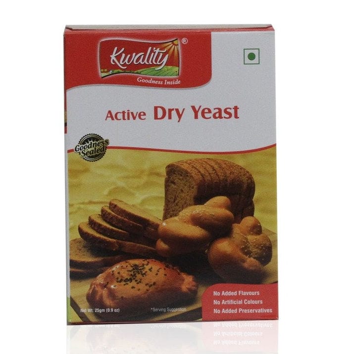 Kwality Food Ingredients - Dry Yeast, 25 gm Box