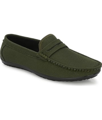 Stylelure Blue Mesh Knit Loafers - Blue Men's Slip-on Shoes