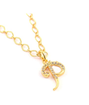 Jewar Mandi - Golden Pendant ( Pack of 1 )