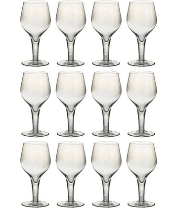 Somil Wine  Glasses Set,  250 ML - (Pack Of 12)