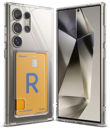 (Refurbished) Samsung Galaxy S24 Ultra Back Cover Case | Fusion Card - Clear