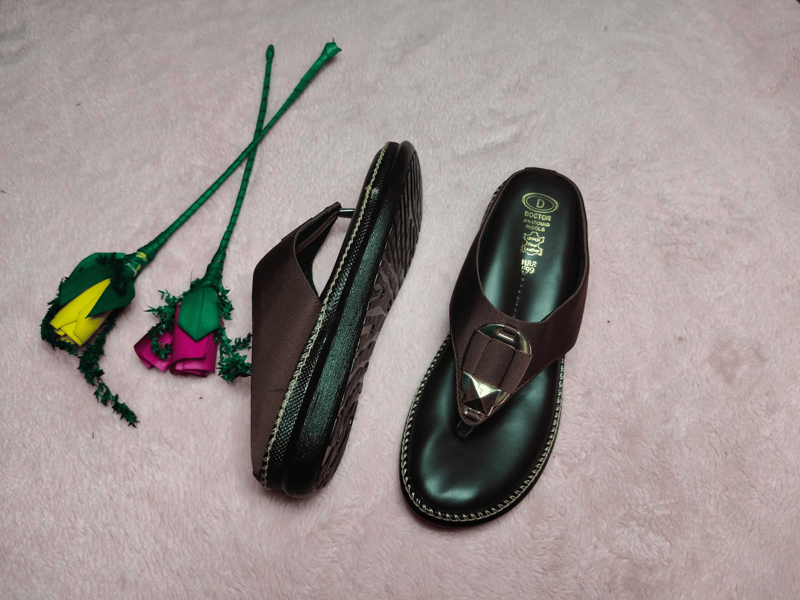 Doctor Orthopedic Sandals (UK 7) | Anatomic Insole, Real Leather | Casual Wear