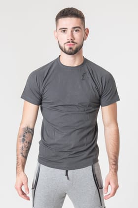 Kryjer X NTC Signature Half T-Shirt Grey-S
