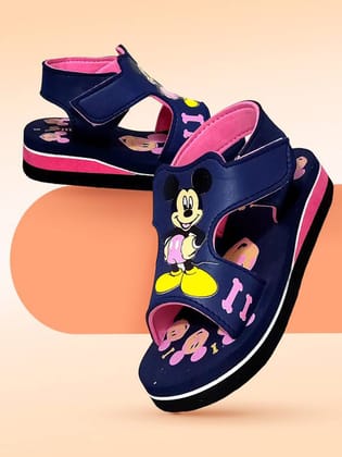 FORVELA Mickey Mouse Baby Slipper Sandal-NAVY / 1 - 2 Years