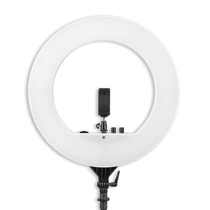 Digitek (DRL 018H) Professional 46 CM (18 inch) Big LED Ring Light with 2 Color Modes Dimmable Lighting, Photo-shoot, Video shoot, Live Stream, Makeup & more, Compatible with iPhone/ Android Phon