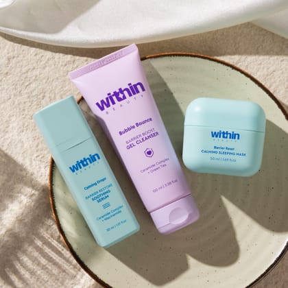 PM Routine for Sensitive Skin-100ml + 30ml + 50ml