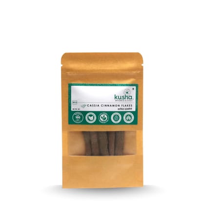 Kusha Spices Cassia Cinnamon Flakes