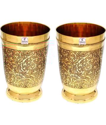 KIPLIYA Brass 280 ml Glasses