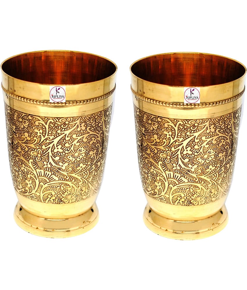 KIPLIYA Brass 280 ml Glasses