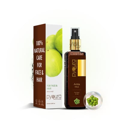 Skin Brightening Amla Face Mist <h4> For Anti-aging<h4> <h6> Alcohol Free, 100% natural, easy-to-use mist Amla toner<h6>-100 ml
