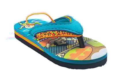 Strap On Children Aqua / Orange Hawai-Aqua/Orange / 7