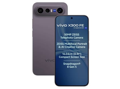 Vivo X300 FE 5G Smartphone, 12GB RAM, 512GB Storage - Noir Black