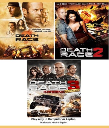 Death Race 1 , 2 , 3 (3 Movies) in Hindi & English both Play only in Computer or Laptop HD print without poster