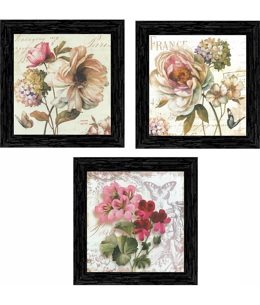 Indianara - Floral Painting With Frame