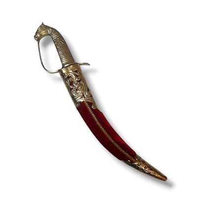 Brass Princely Small Traditional Katar for Wedding (3808)