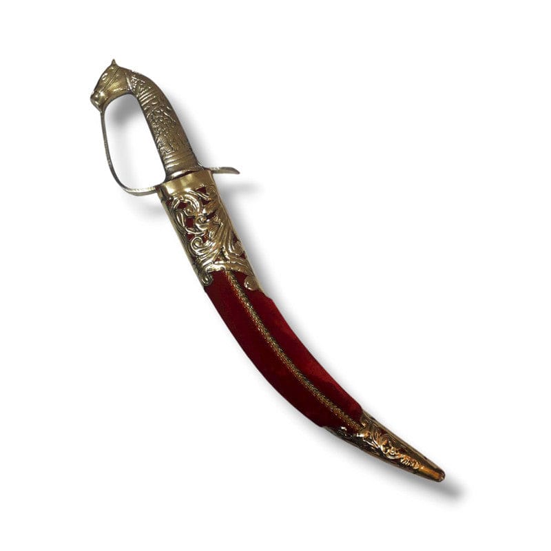 Brass Princely Small Traditional Katar for Wedding (3808)