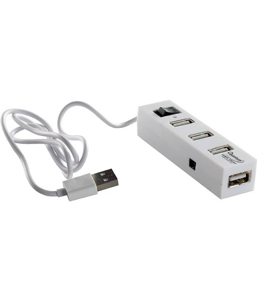 Quantum 4 port USB Hub *With LED indicator *With On/Off Switch