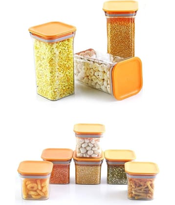 Analog kitchenware Grocery, Dal, Pasta Plastic Food Container Set of 9 1100 mL