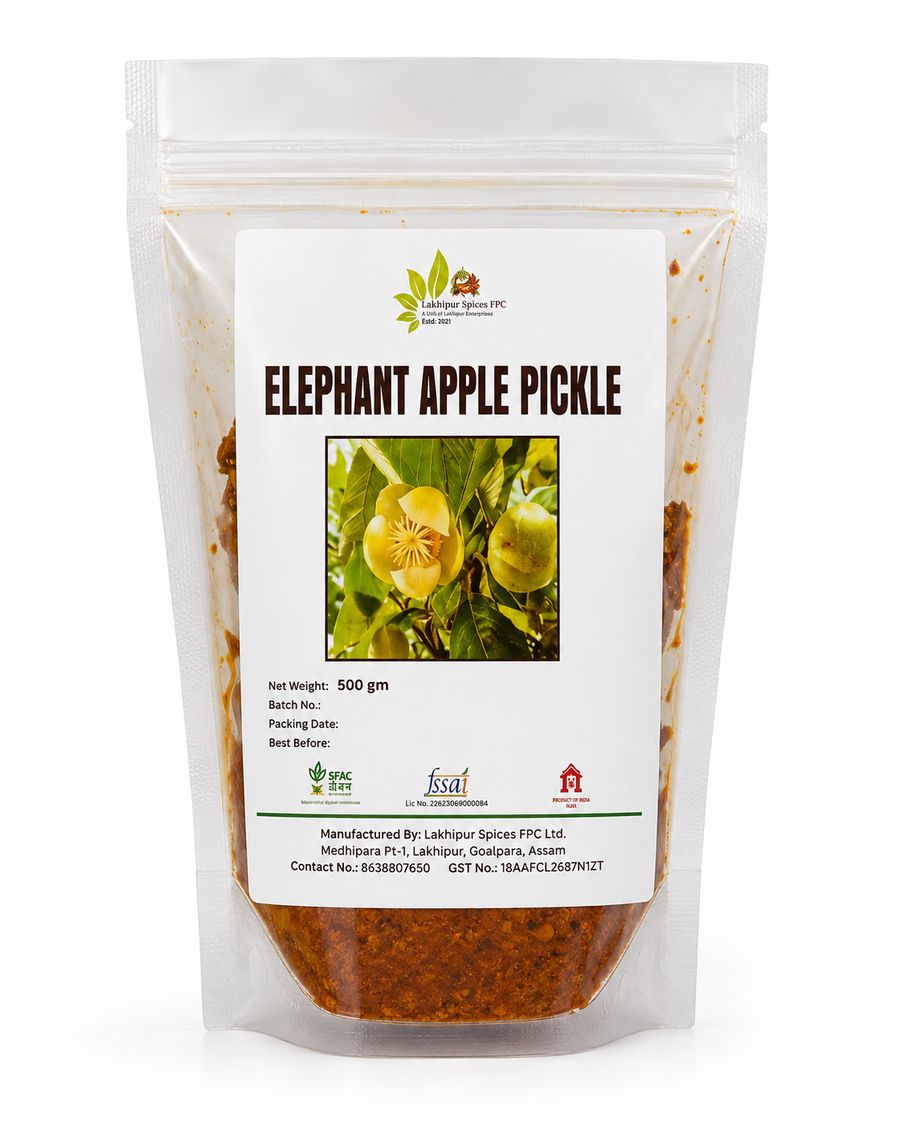 Elephant Apple Pickle - 500 gm - 1 Pack