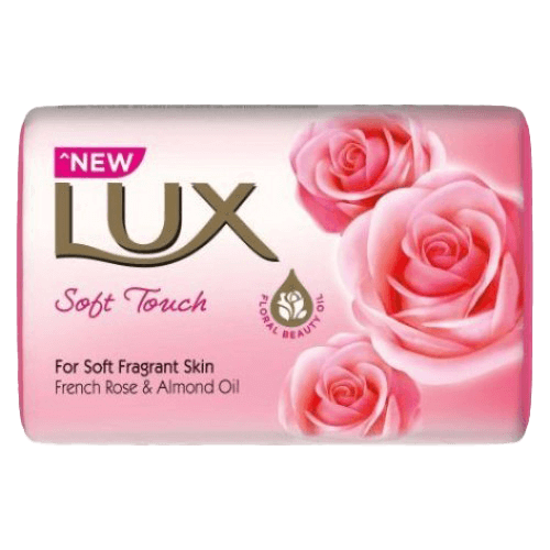 Lux Bathing Soap Soft Touch French Rose And Almond Oil 100g