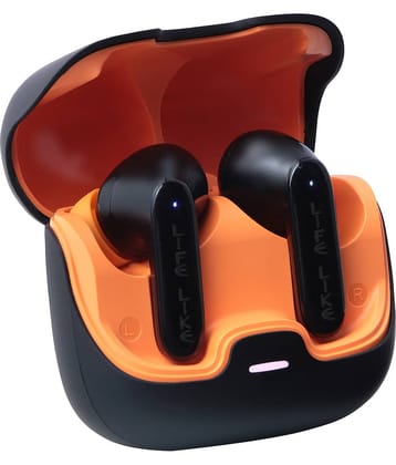 Life Like Z40 With 60H Playtime, Fast Charging, ENC Mic, 10 mm Rich Bass Drivers,Bluetooth 5.3 Ear Buds TWS - Black
