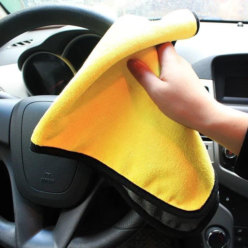 Microfiber Car Cleaning Towels, Extra Large Ultra Soft Car Wash Towels, Car Drying Towels, Polishing Towels for Cars, Trucks, Motorcycles, Windows, Mirrors- 1 pack