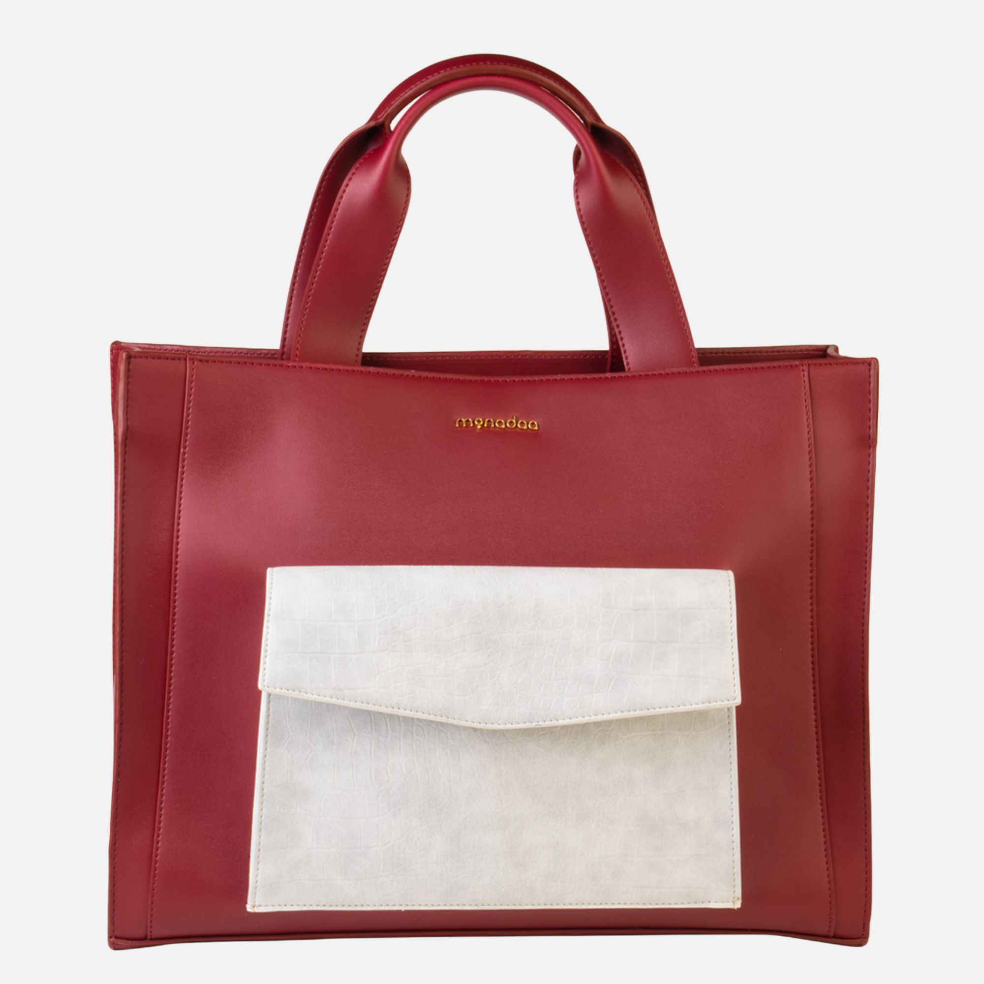 Maroon Desiree Tote Bag
