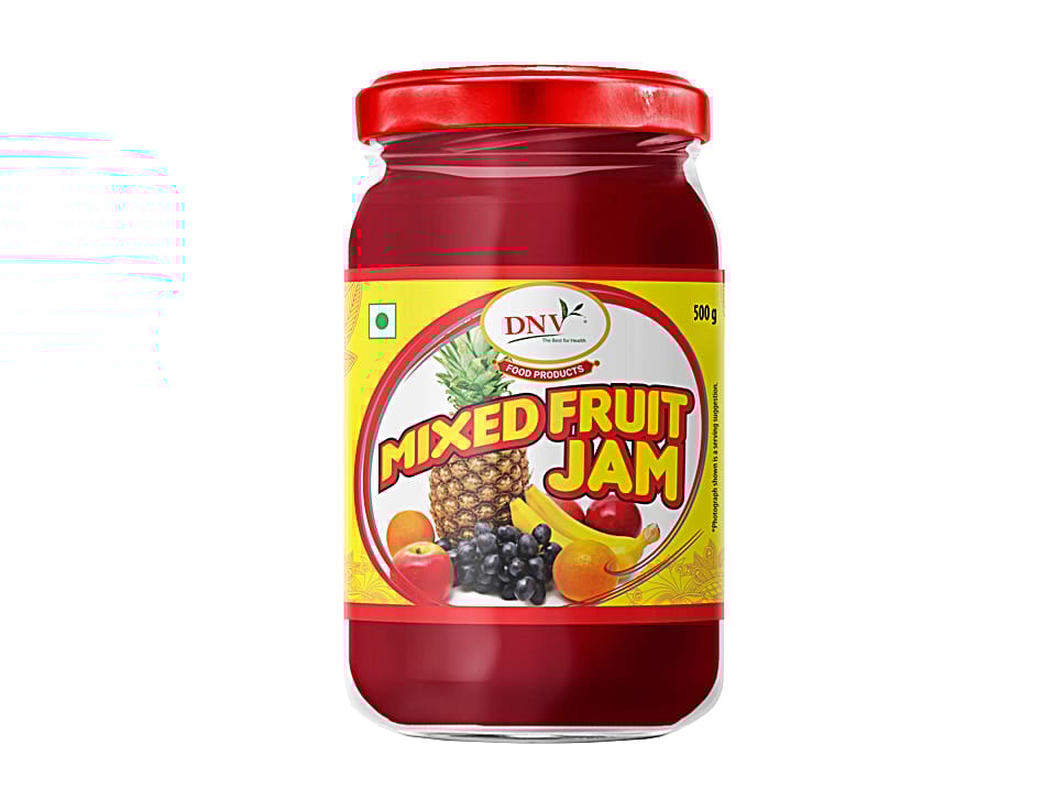 DNV Foods Jam Mixed Fruit, 500 gm