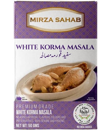 Mirza Sahab White Korma Instant Mix 50 gm Pack of 4
