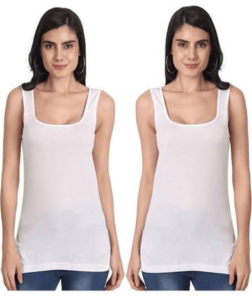 AIMLY Cotton Camisoles - Beige Pack of 2