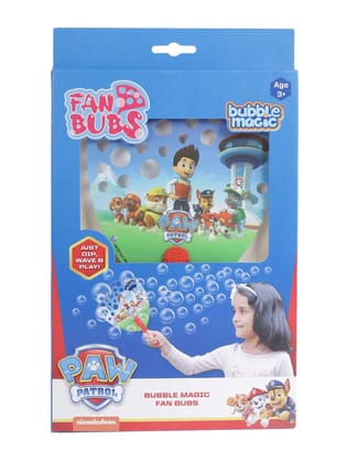 Bubble Magic FanBubs Paw Patrol Theme For Kids 3 Years and Above