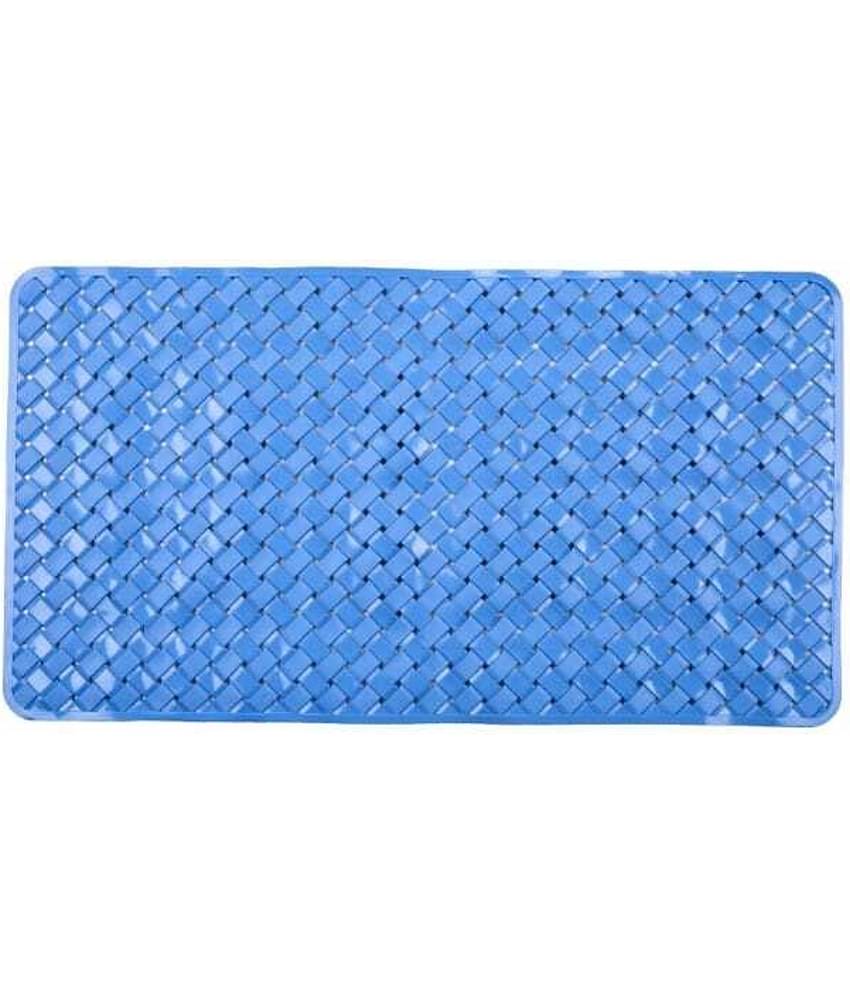 mahek accessories Anti-skid Plastic Bath Mat 50x80 cm ( Pack of 1 ) - Assorted