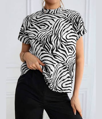 Kashian Women's Viscose Rayon Regular Top ( Black )