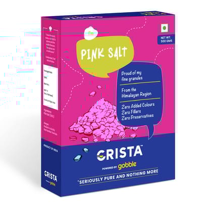 CRISTA Pink Salt, 500 gm CRISTA Pink Salt, 500 gm