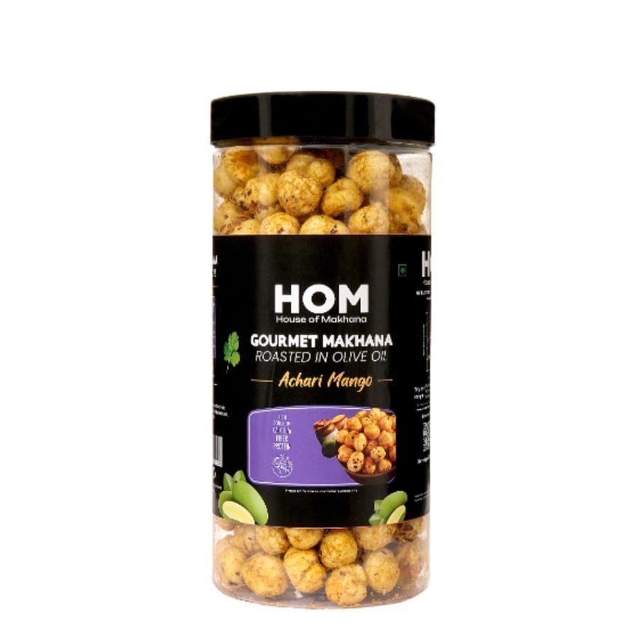 GOURMET MAKHANA ROASTED IN OLIVE OIL - ACHARI MANGO - 65 gm