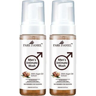 PARK DANIEL Men's Intimate Wash Maintain Ph Balance with Argan Oil Extract Pack 2 of 150ML (2 x 150 ml)