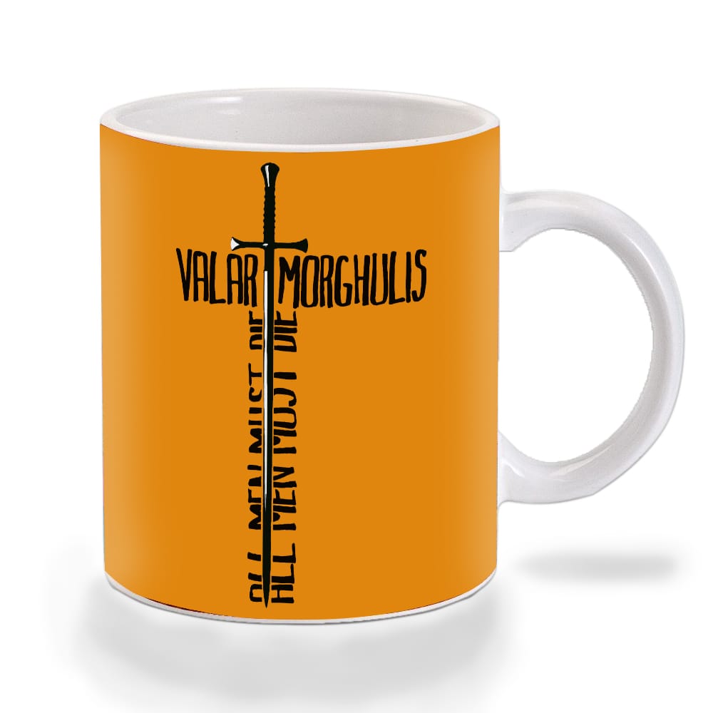 Multicolor Game Of Thrones Valar Morghulis All Men Must Die Ceramic Mug