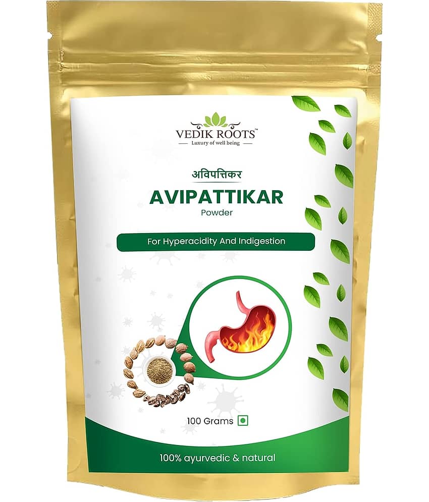 Vedikroots Avipattikar Churna Organic Avipattikar For Hyperacidity and Digestion 100 gm (Pack of 1)