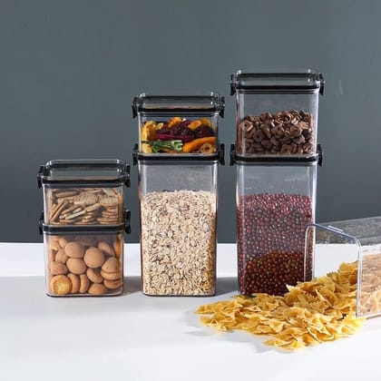 Air-Tight Kitchen Storage Containers-4 PCS - 700 ML + 4 PCS 1100 ML