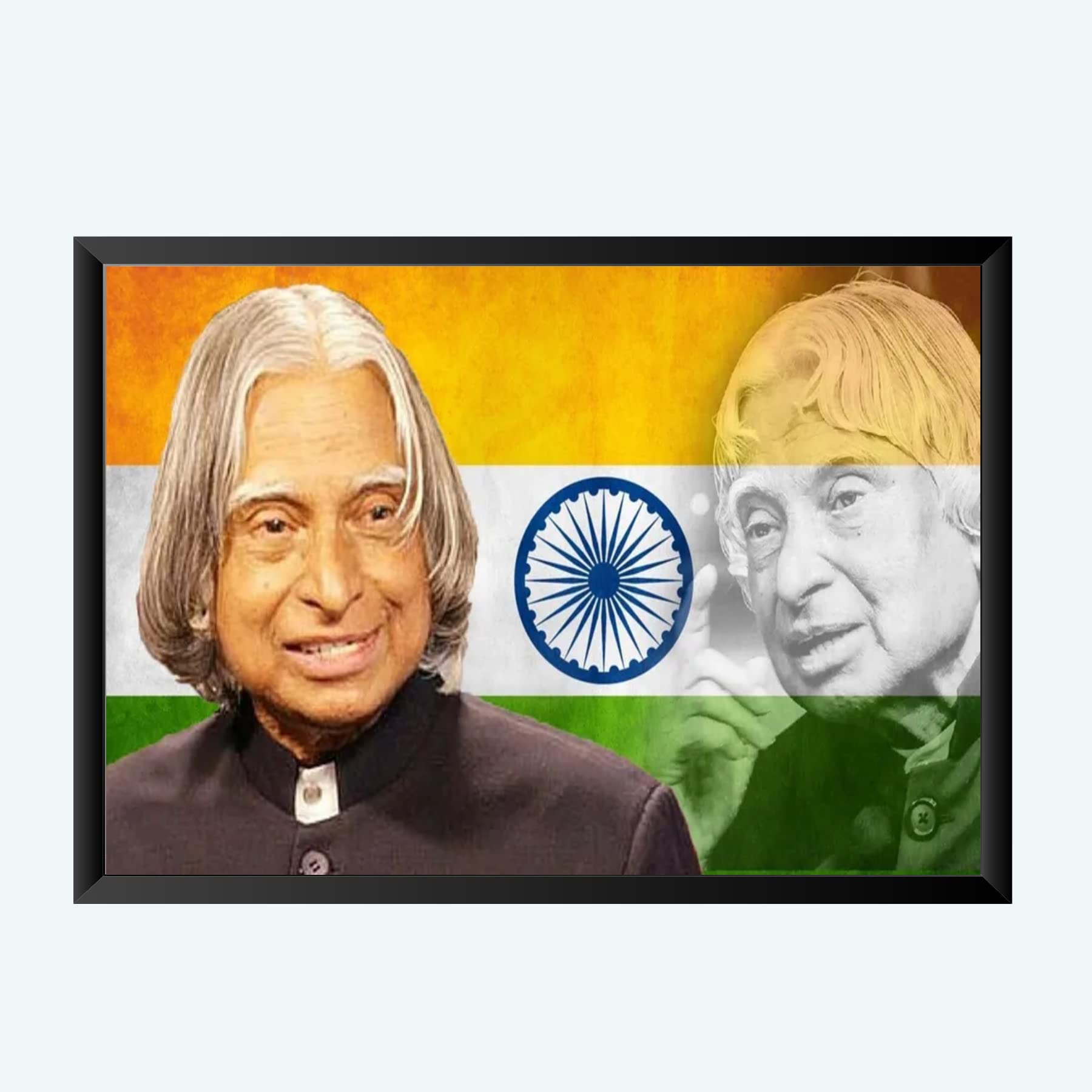 NOKKES A.P.J Abdul Kalam Wall Photo Frame For India Love And Wall Decoration Wall Photo Frame Size 8X12 Inch_A2